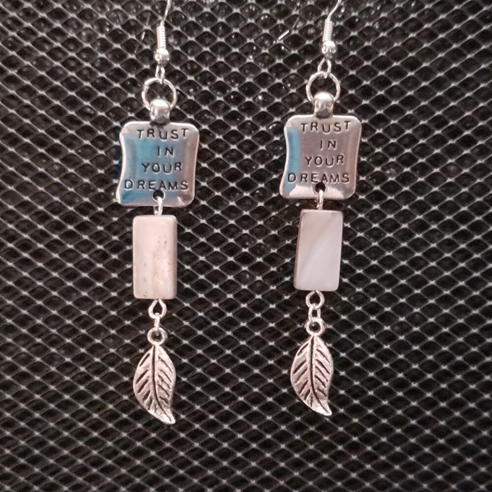Trust in your Dreams dangle earrings
